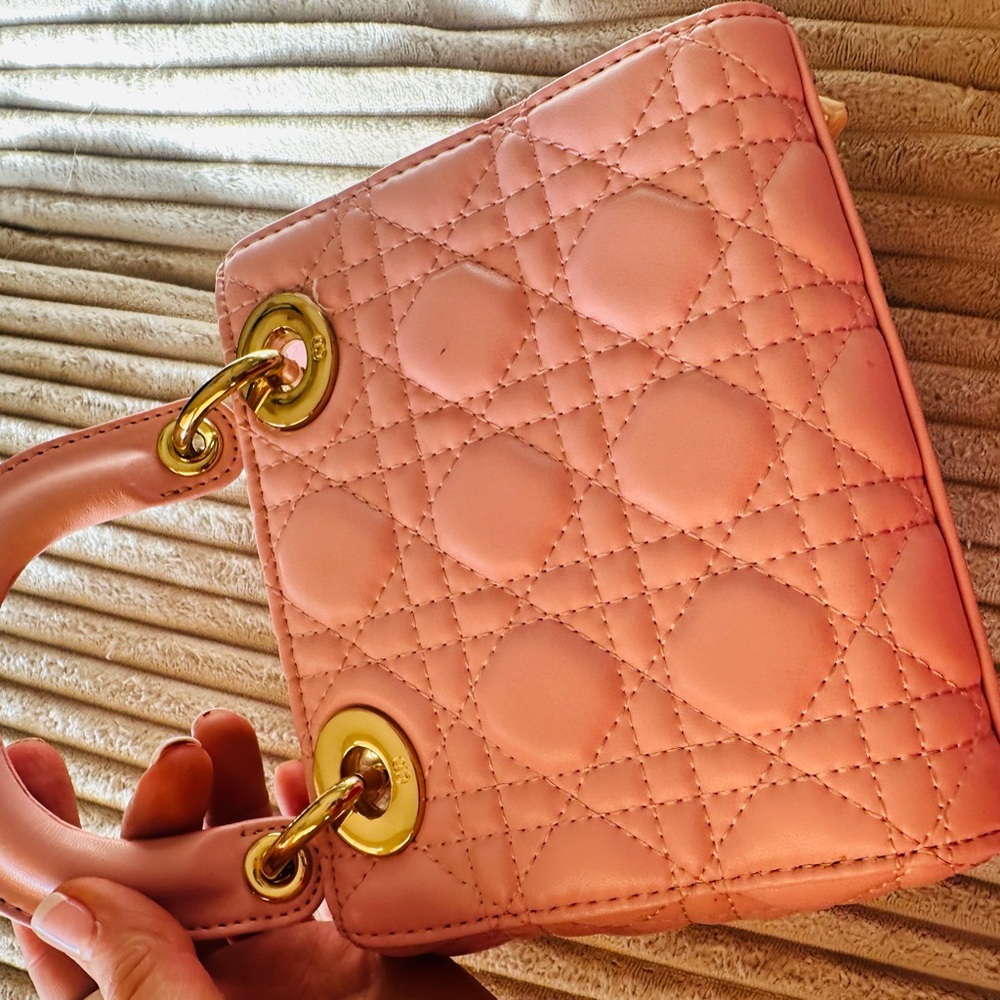 Christian Dior pale pink mini purse - Picture 11 of 16